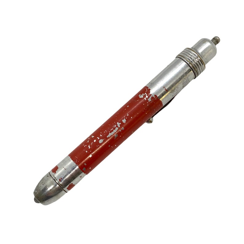 1950s Penlight Pocket Flashlight USA Electrical Mfg Corp Metal Etsy