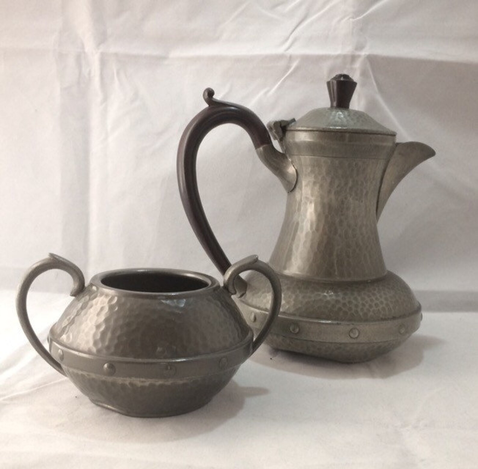 Antique Sheffield Pewter Tea Set Made in England Sheffield Etsy