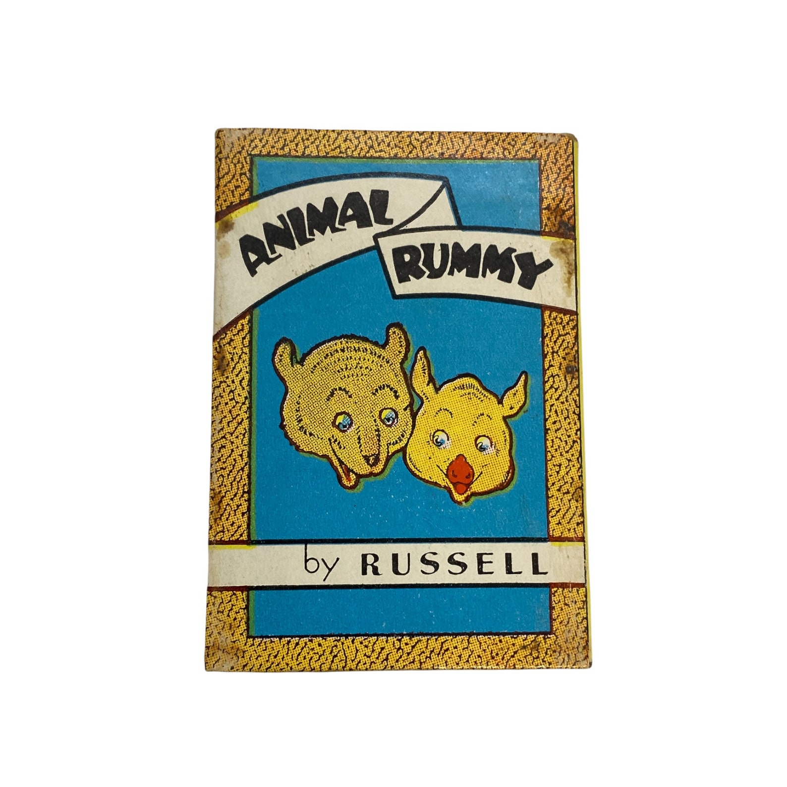 1939 Russell Library of Games Big Little Card Mini Old Maid Dr Etsy