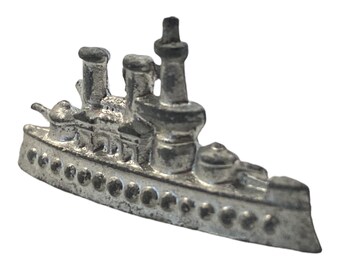 Monopoly Ship Battleship Replacement Metal Pewter Game Piece 
