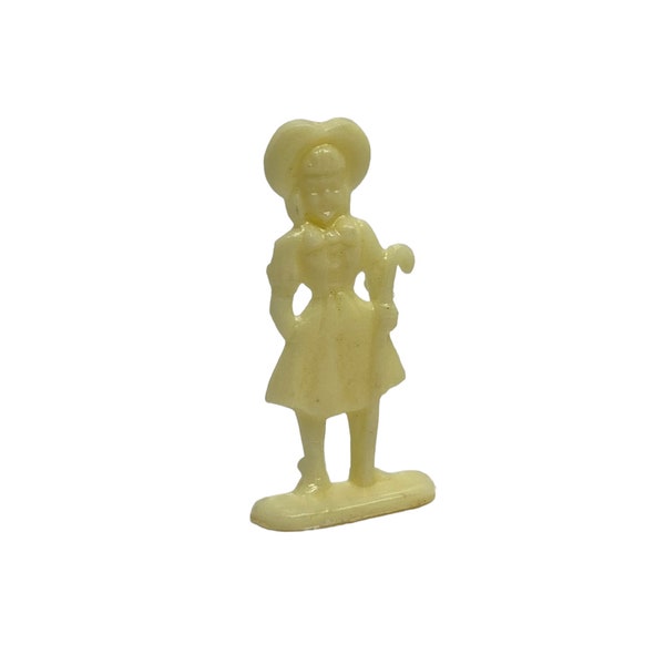 1950s Plastic Lil Bo Peep Figurine - Vintage Van Brode Cereal Prize - Collectible Miniature - 1 1/2" Height