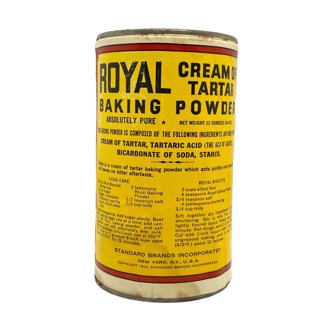 1960s Advertising Royal Baking Soda Cream of Tartar Tin 12 oz | Etsy 1960s Soda Advertising