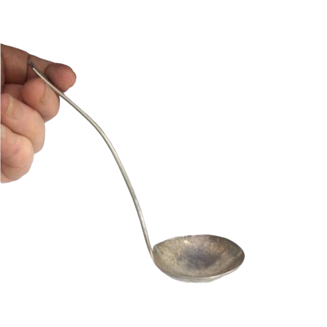 Antique Silverplated Ladle, Hampton/thelma Pattern Flatware Serving