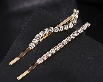 diamond hair clips