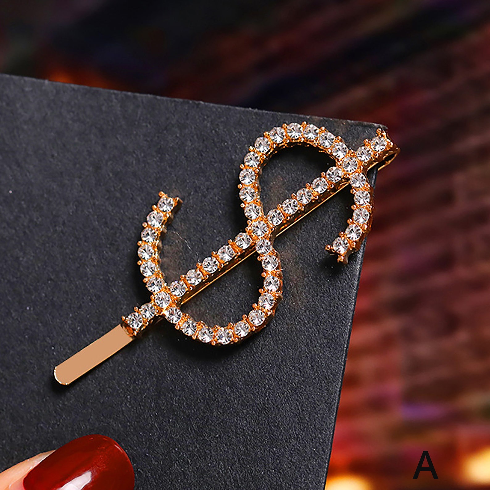 Fashionable Rhinestone Barrette Clip 2020 Rhinestone Etsy