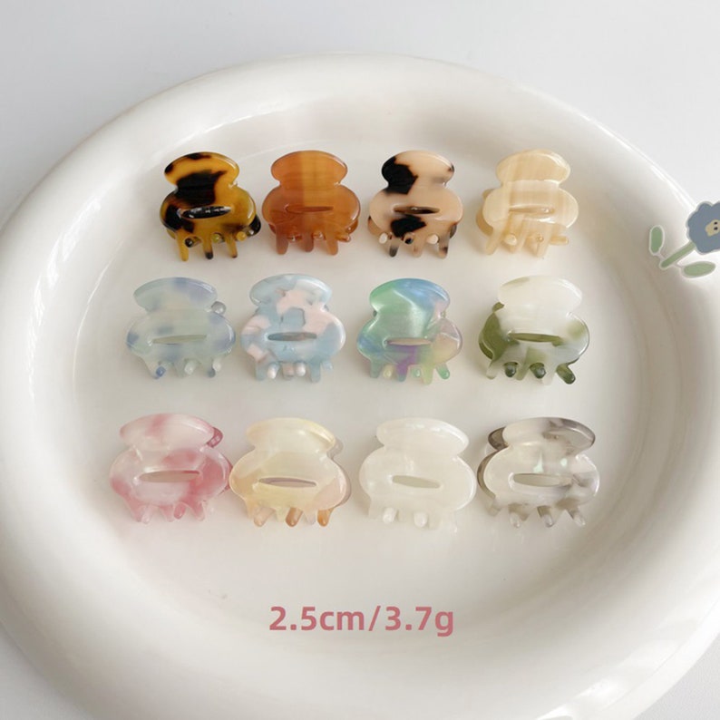 Cute Mini Hair Claw Clips Small Hair Clips Claws Kawaii Hair Etsy