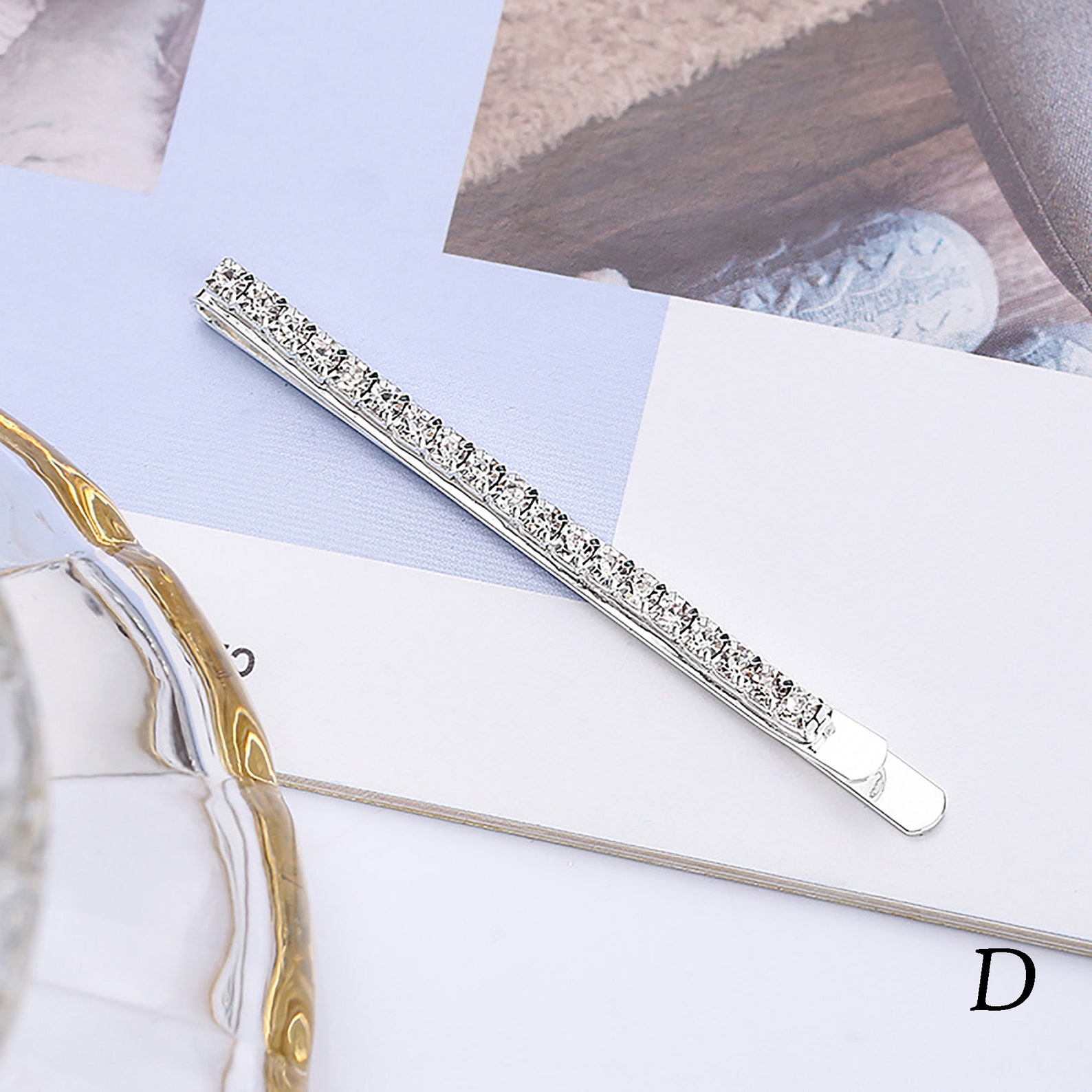 Fashion Rhinestone Hair Clip Rhinestone Tassel Hair clip Etsy