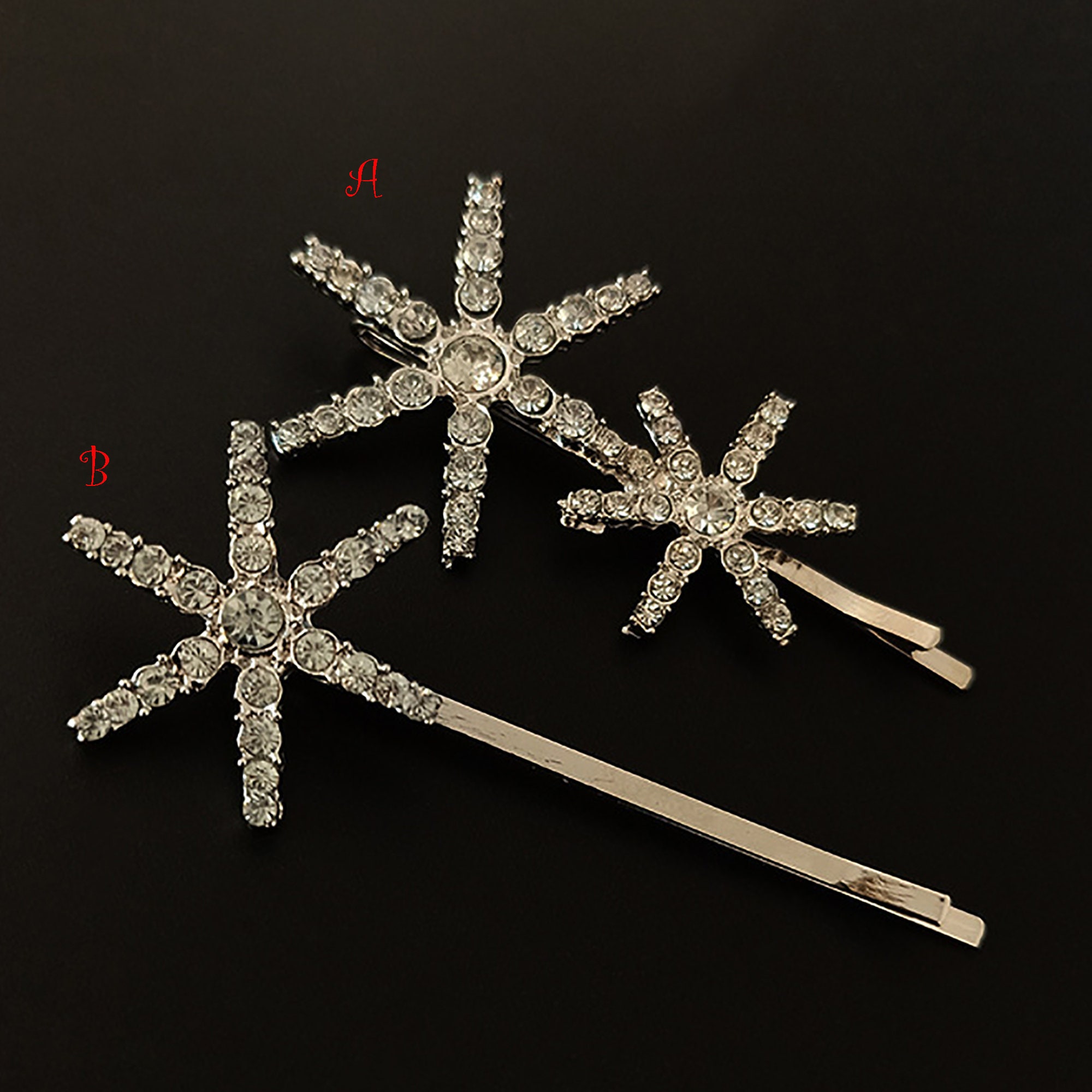 Flash Diamond Star Hair ClipDiamond clip Rhinestone Etsy