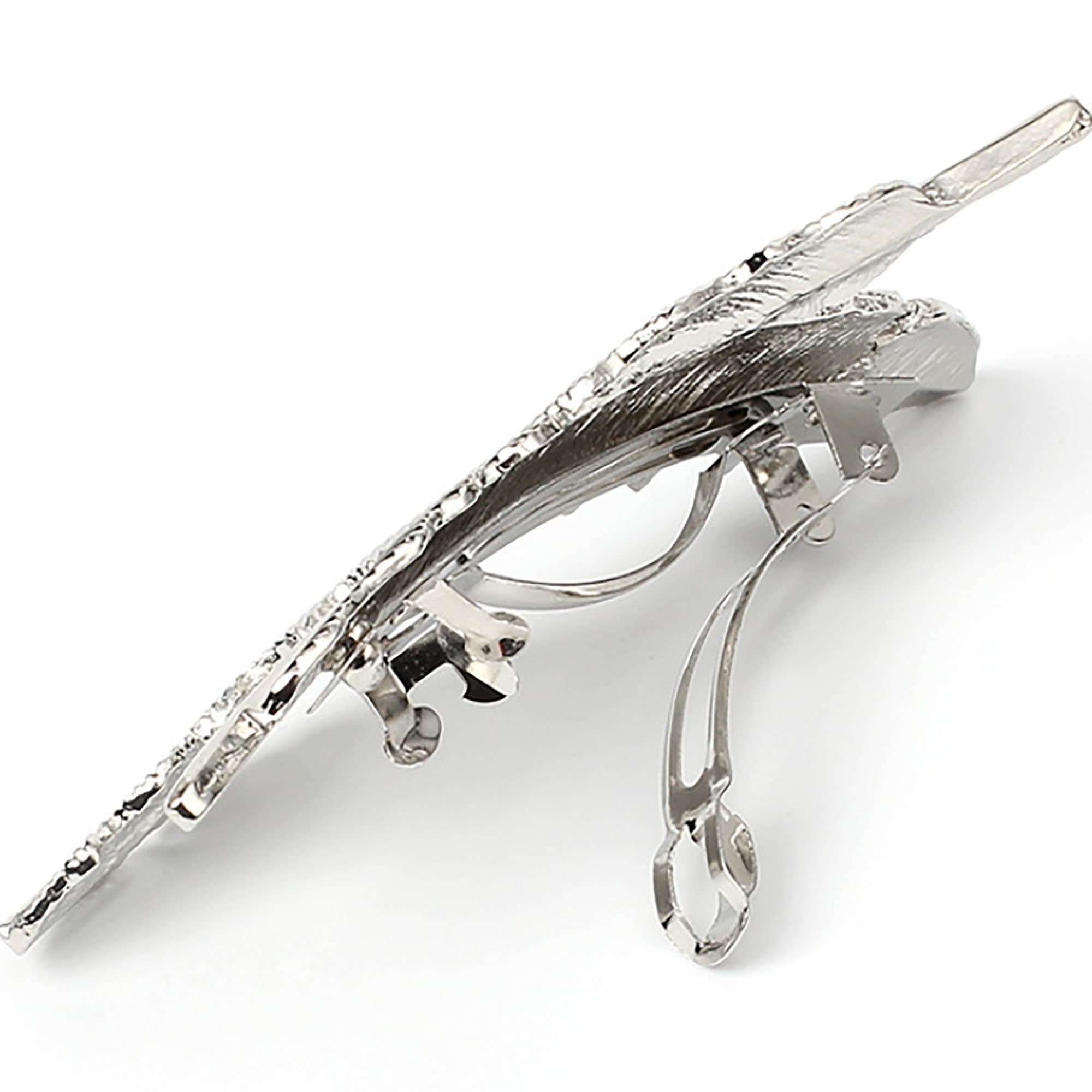 Vintage Metal Leaf Hair ClipSilver/Gold Leaf Spring Clip Etsy