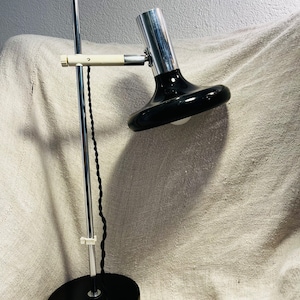 Space Age Chrom Schreibtischlampe, Italien, 1970er Jahre