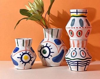 Handcraft Vase Etsy