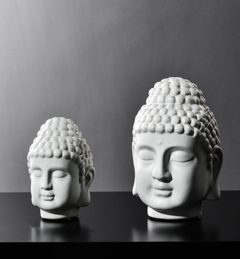 Buddha Head / Table Decor / Indoor Decor / Garden Etsy New Zealand