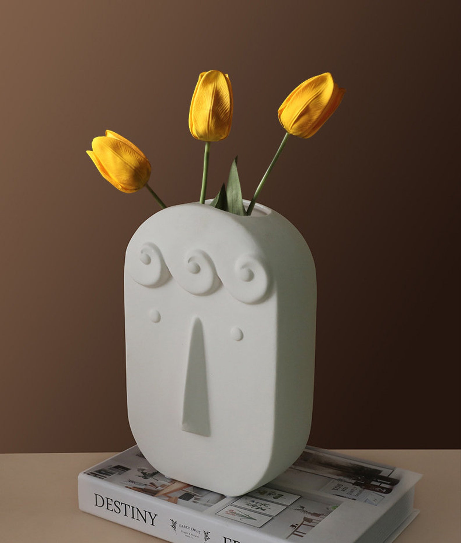 Funny face vase/ Ceramic face vase / Handmade Ceramic Vase / Etsy