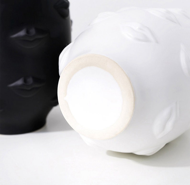 Lips vase art vase Face mouth nordic vasemodern unique home Etsy