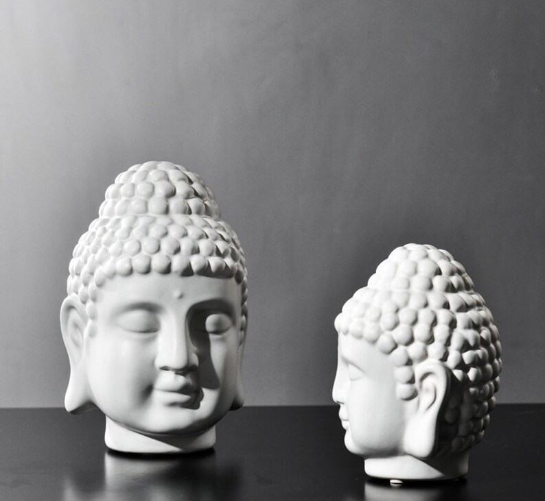 Buddha Head / Table Decor / Indoor Decor / Garden Etsy New Zealand