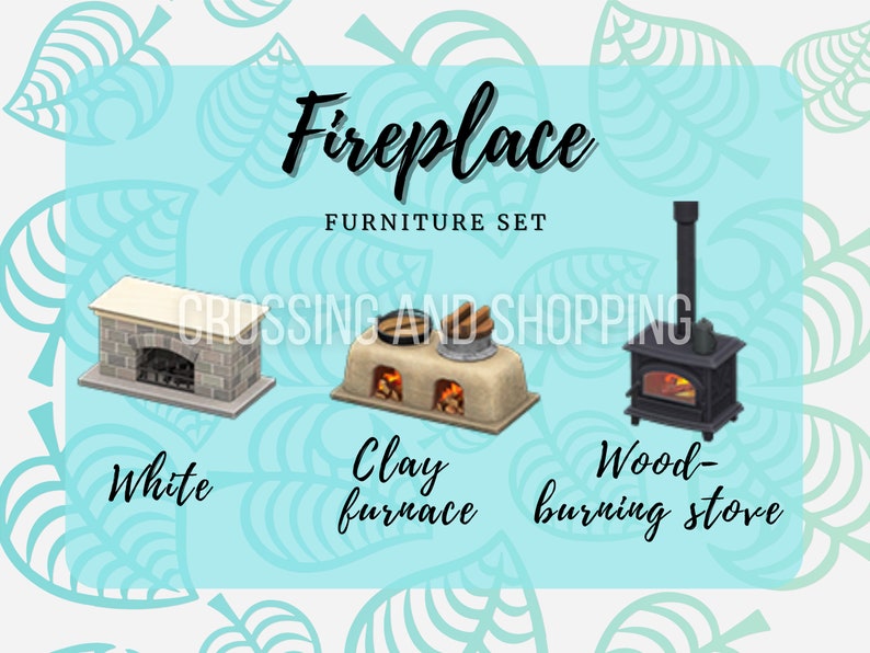 Animal Crossing ACNH / Chimenea Conjunto COMPLETO / Todos los Etsy