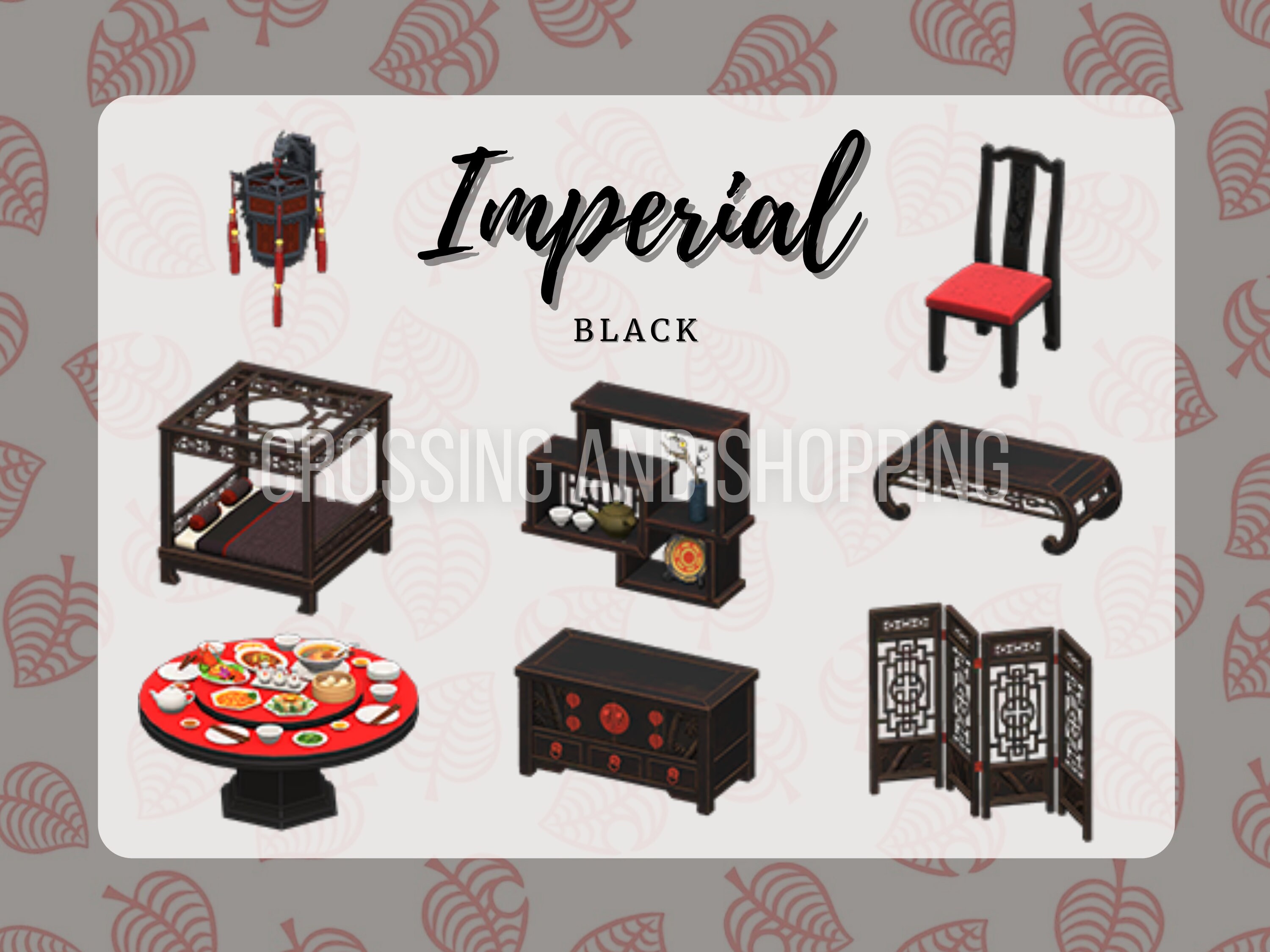 Animal Crossing ACNH Imperial Full Furniture sets All Etsy