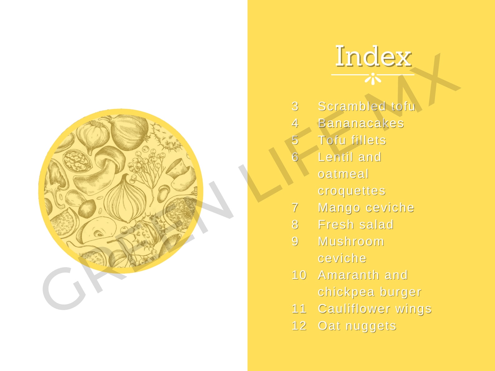 Vegetarian Food Recipes Printable Recipe eBook Vegan Meal | Etsy