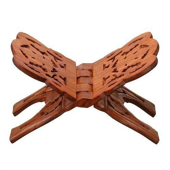 Wooden Holy Book Stand/Rehal Religious Item Puja Articles 10 Etsy