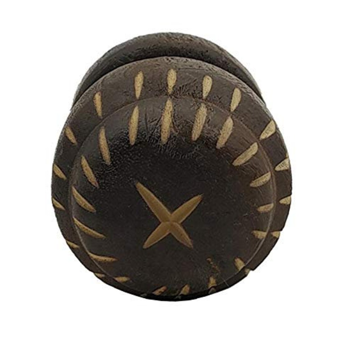 Wooden knobs Door knob Dark Brown Handmade Wooden Texture Etsy