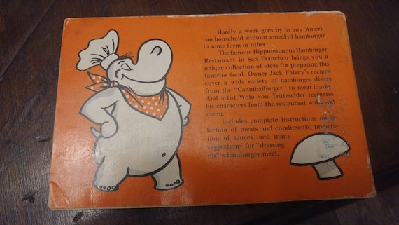 Hippo Kitchen Bundle Toothpick Holder And Hippopotamus Etsy