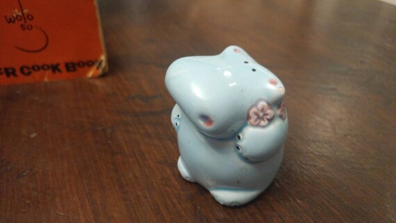 Hippo Kitchen Bundle Toothpick Holder And Hippopotamus Etsy