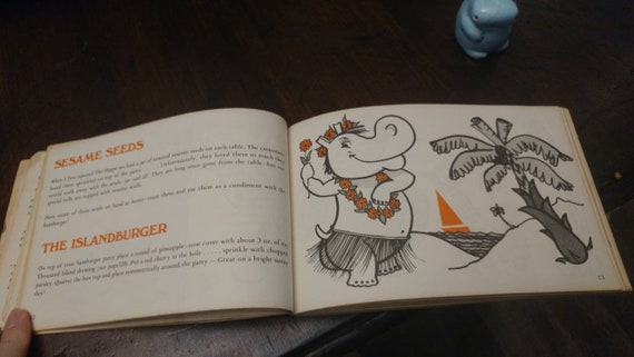 Hippo Kitchen Bundle Toothpick Holder And Hippopotamus Etsy