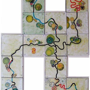 Twenty-three tiles form Liege -Bastogne -Liege.