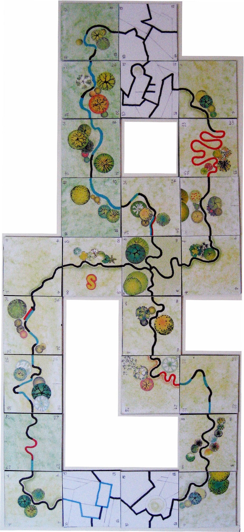 Twenty-three tiles form Liege -Bastogne -Liege.