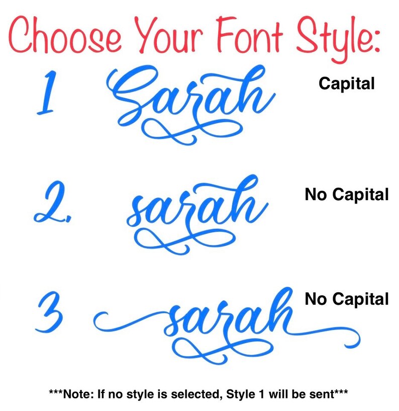 Custom Vinyl Name Decal Name Sticker Decal or Quote Decal in Etsy