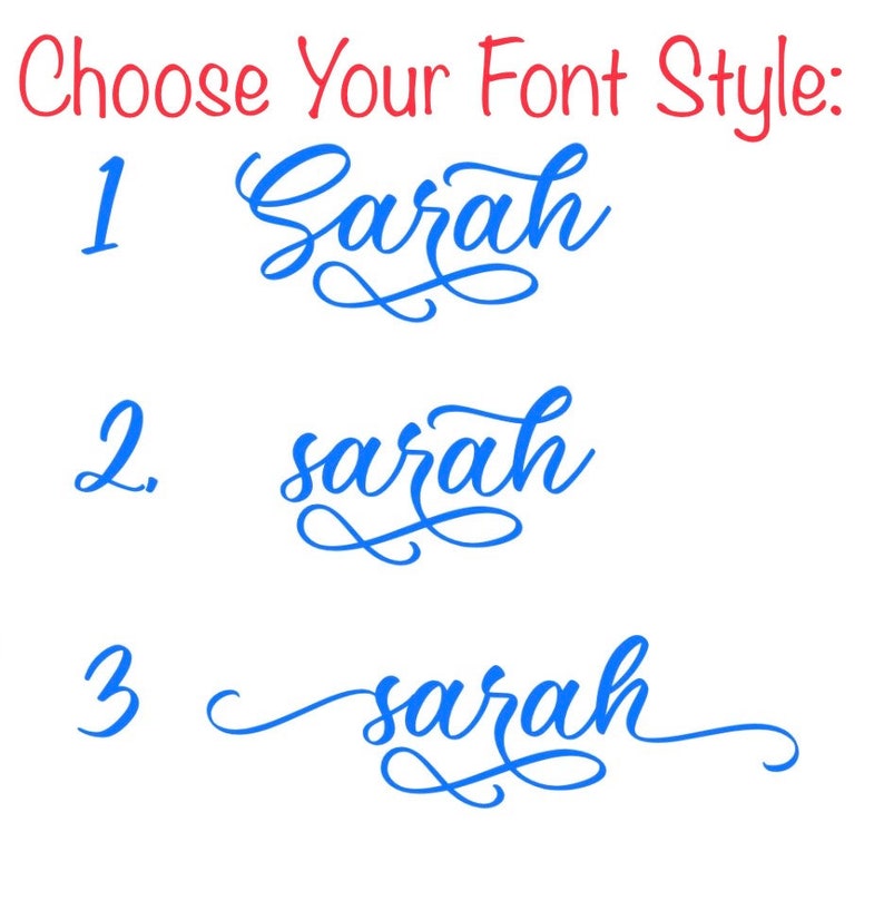 Personalized Vinyl Name Decal or Quote Decal in Holographic or Etsy