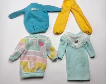 80s Skipper Doll Clothing Lot - Barbie Mattel Vintage