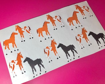 Mrs Grossman's Mini HORSE Scrapbook Stickers 3 Strips! Mrs Grossman's Mini HORSE Scrapbook Stickers 3 Strips!