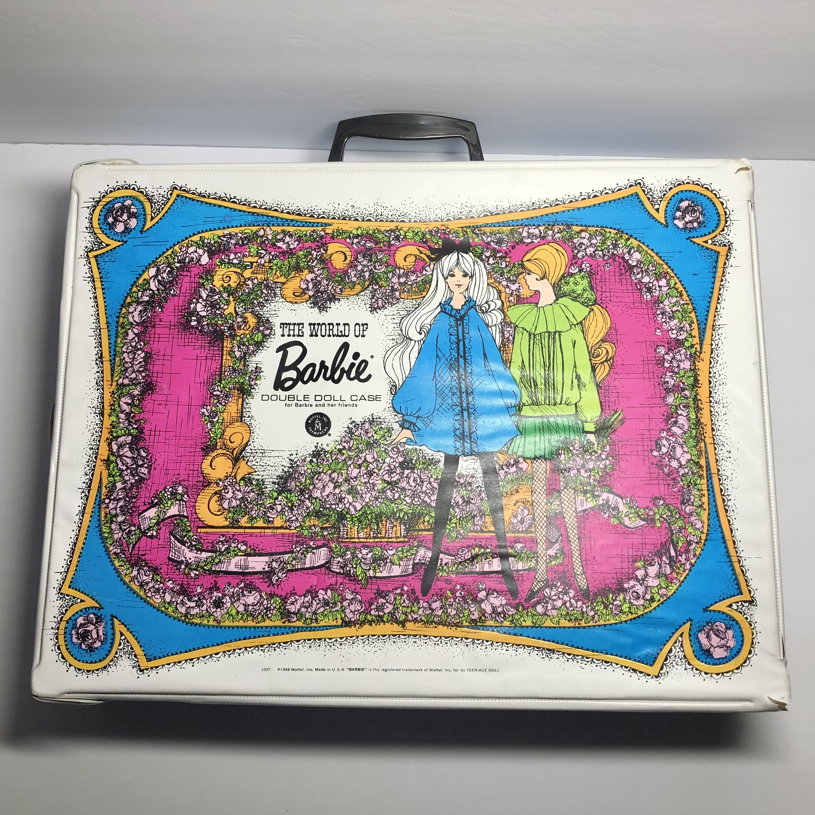 Vintage 1968 Mattel World Of Barbie Doll Case