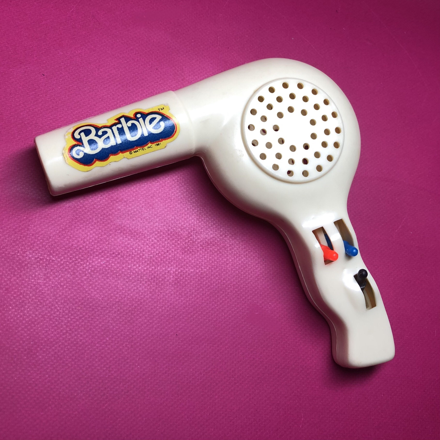 1981 Barbie Child size Play Blow Dryer Hair Accessory Toy 80s Mattel Etsy Canada