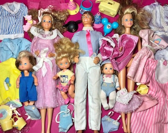 Vintage HEART FAMILY Dolls Clothing Accessories Pick Your Own 80s Mattel Heart Family