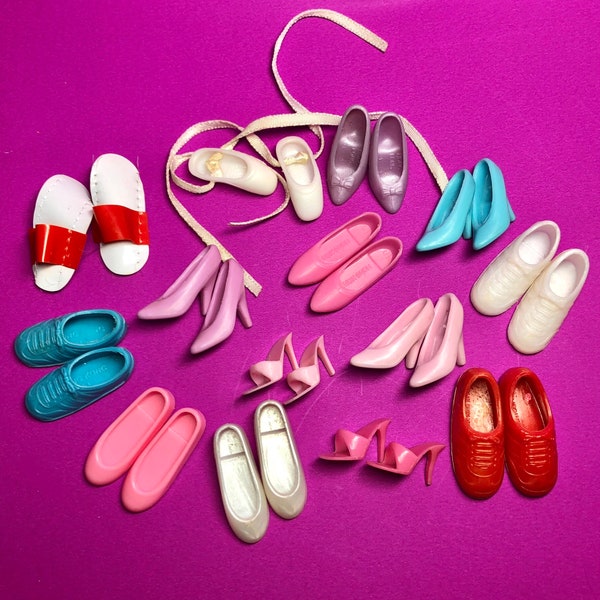 Vintage Barbie Shoes - Pick Your Own #10 - 80s, 90s, Heels, Sneakers, Flats - Mattel