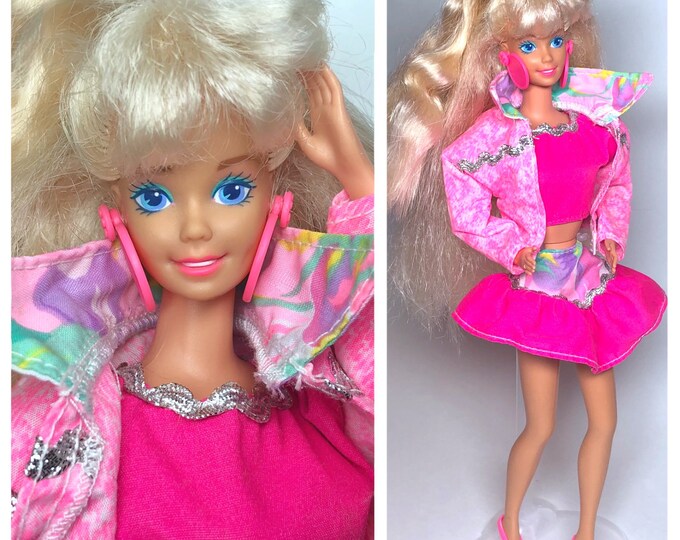 1993 Paint N Dazzle Barbie Near Complete 90s Mattel Etsy