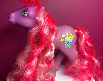 My Little Pony CARAMEL CRUNCH Candy Cane Pony - 80s, MLP Hasbro - Vintage