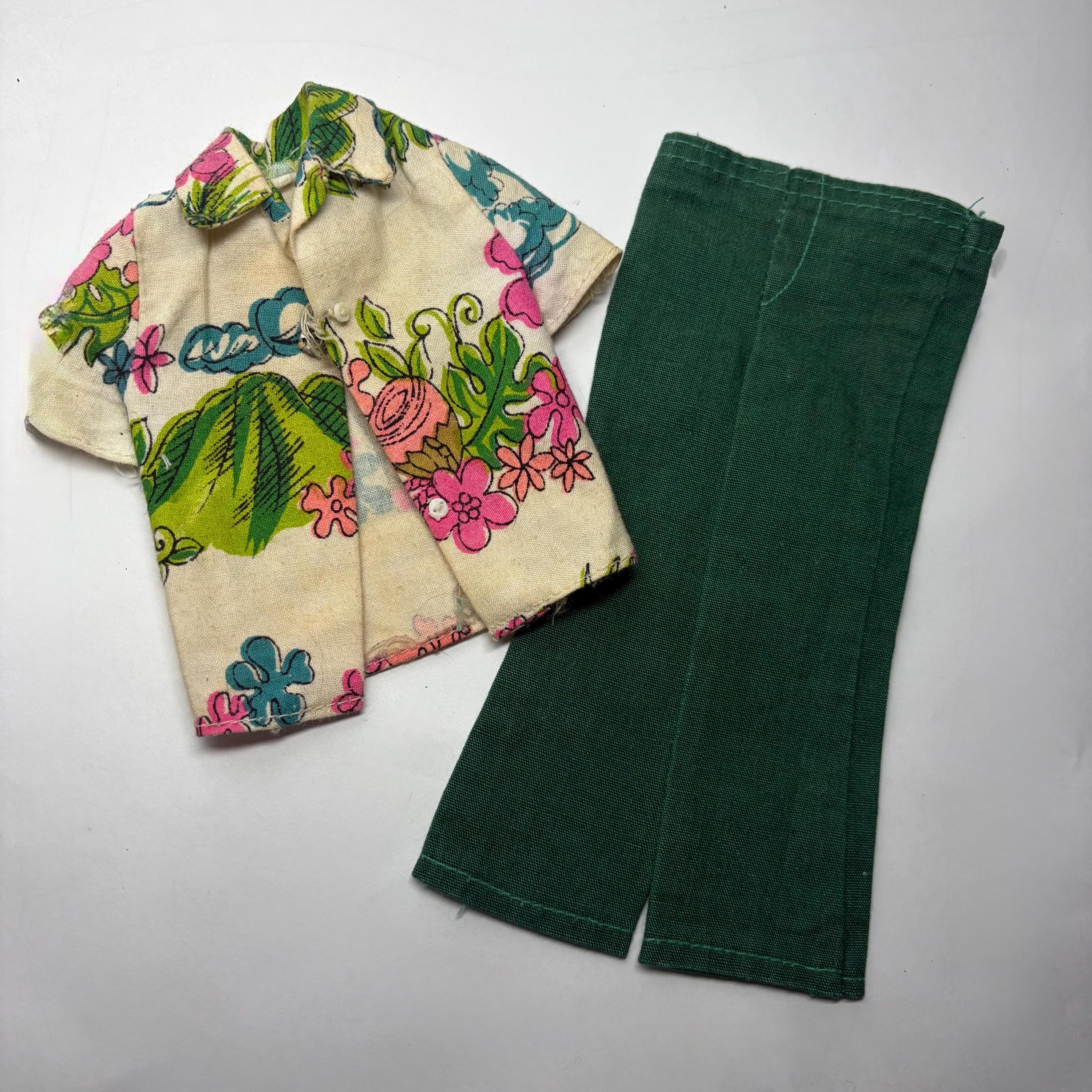 1974 Ken Best Buy Fashion #7760 - Hawaiian Floral Top & Pants
