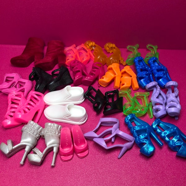 90s 2000s Barbie Shoes Heels, Boots, Sneakers #2 PICK YOUR OWN Doll Shoes - Mattel - Y2k - Each Sold Separately