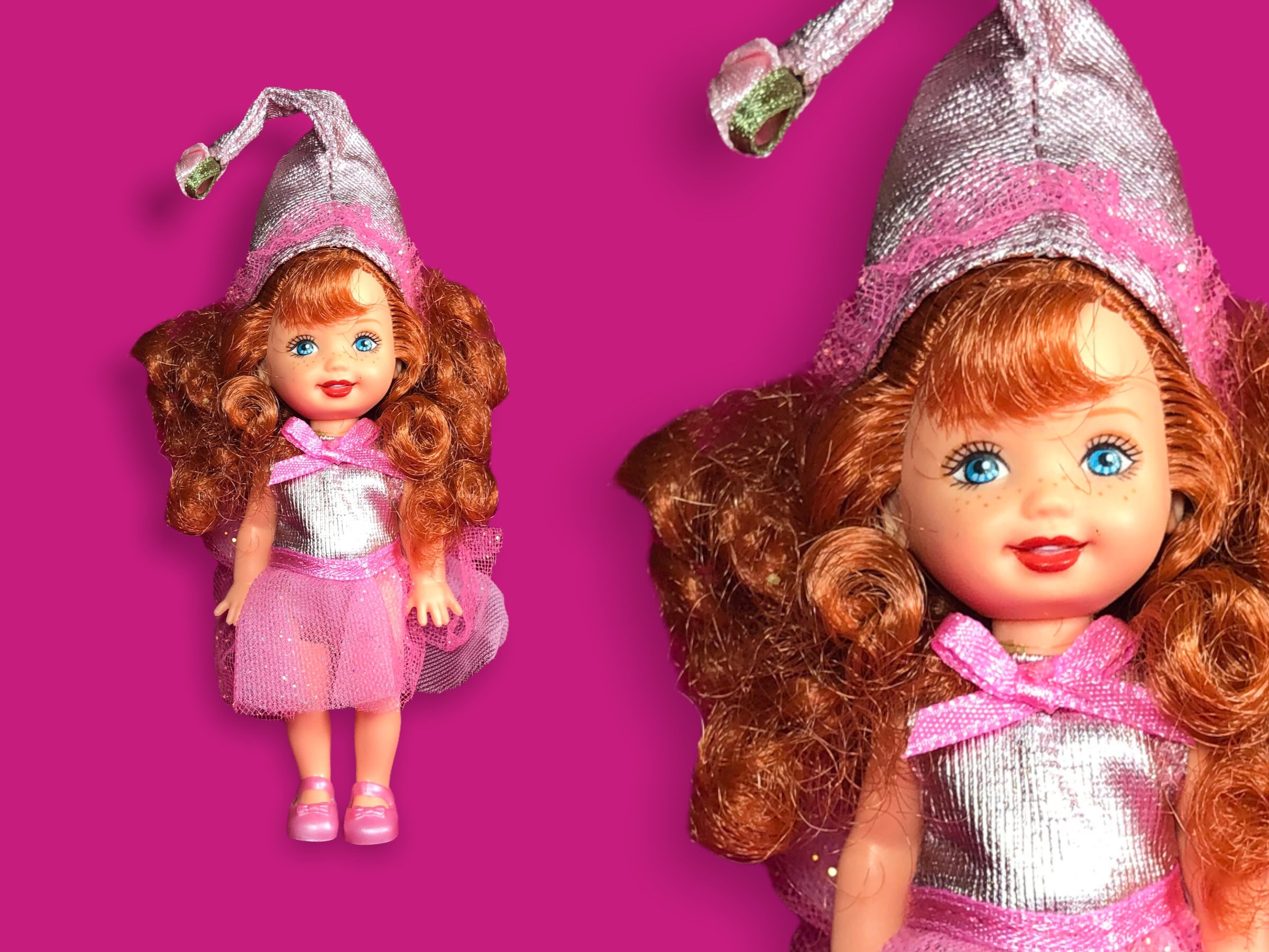 バービーKelly as Lullaby Munchkin The Wizard of Oz Barbie (1999)　輸入品 25818並行輸入品 Barbie Collector Wizard of Oz Lullaby Munchkin Kelly Doll Pink Label #L1292