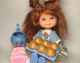 1988 Cherry Merry Muffin BETTY BERRY doll - with accessories - 80s Mattel - Vintage