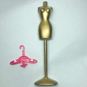 70s Topper Dawn Accessories Lot - Bust Form & Hanger - Vintage