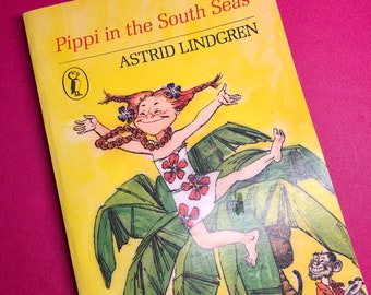 Vintage Pippi in the South Seas by Astrid Lindgren - Pippi Longstocking - Paperback Book