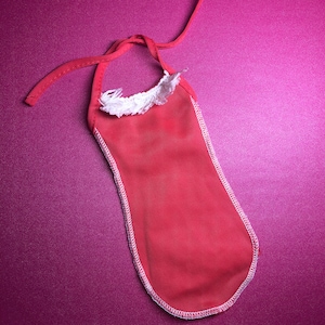 1981 Barbie Best Buy #3633 Red Dress with White Fringe - 80s, Mattel - Vintage