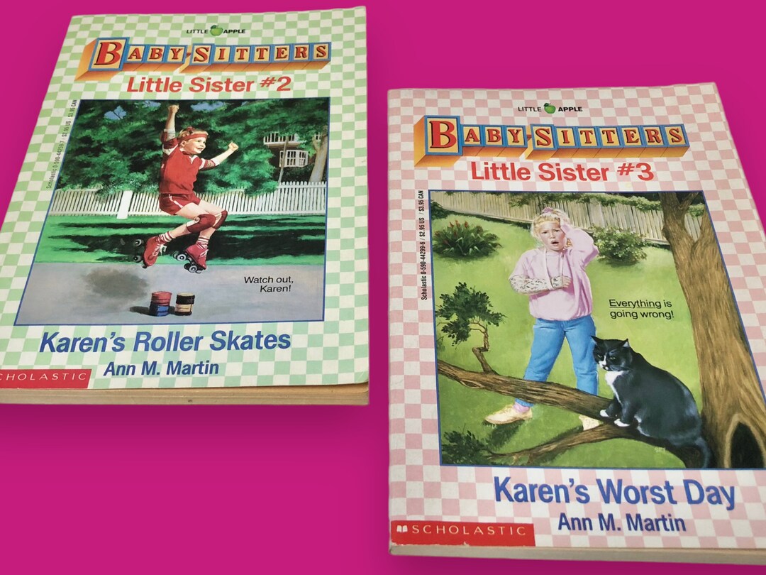 Babysitters LITTLE SISTER Books 2 & 3 Lot of 2 Babysitters Club, 90s