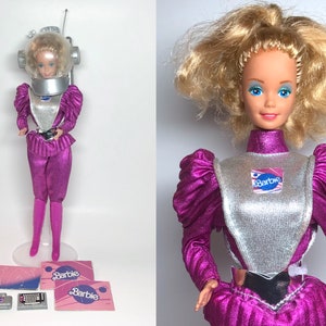 1985 ASTRONAUT Barbie With Space Helmet Accessories 80s Mattel
