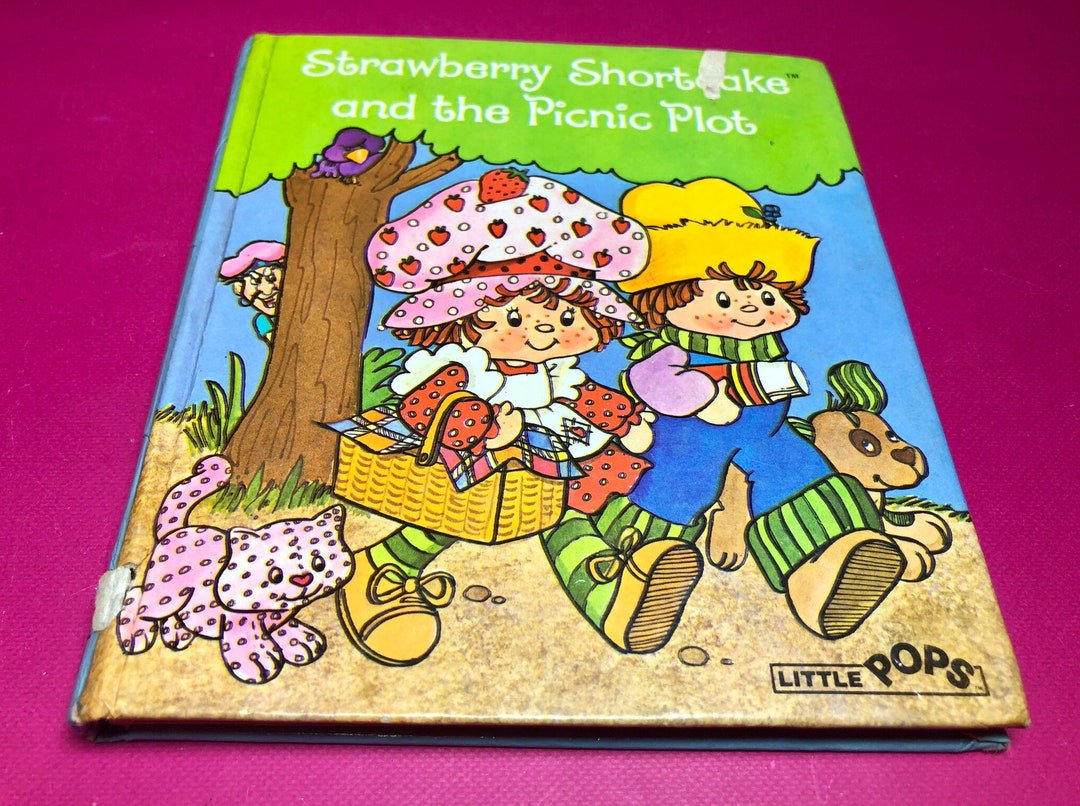 Strawberry Shortcake & the Picnic Plot Pop up Book 80s Etsy