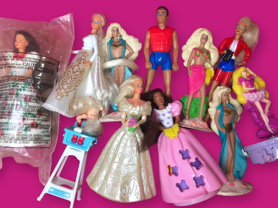 Vintage 90s Barbie Mcdonald's Toys PICK YOUR OWN Happy - Etsy